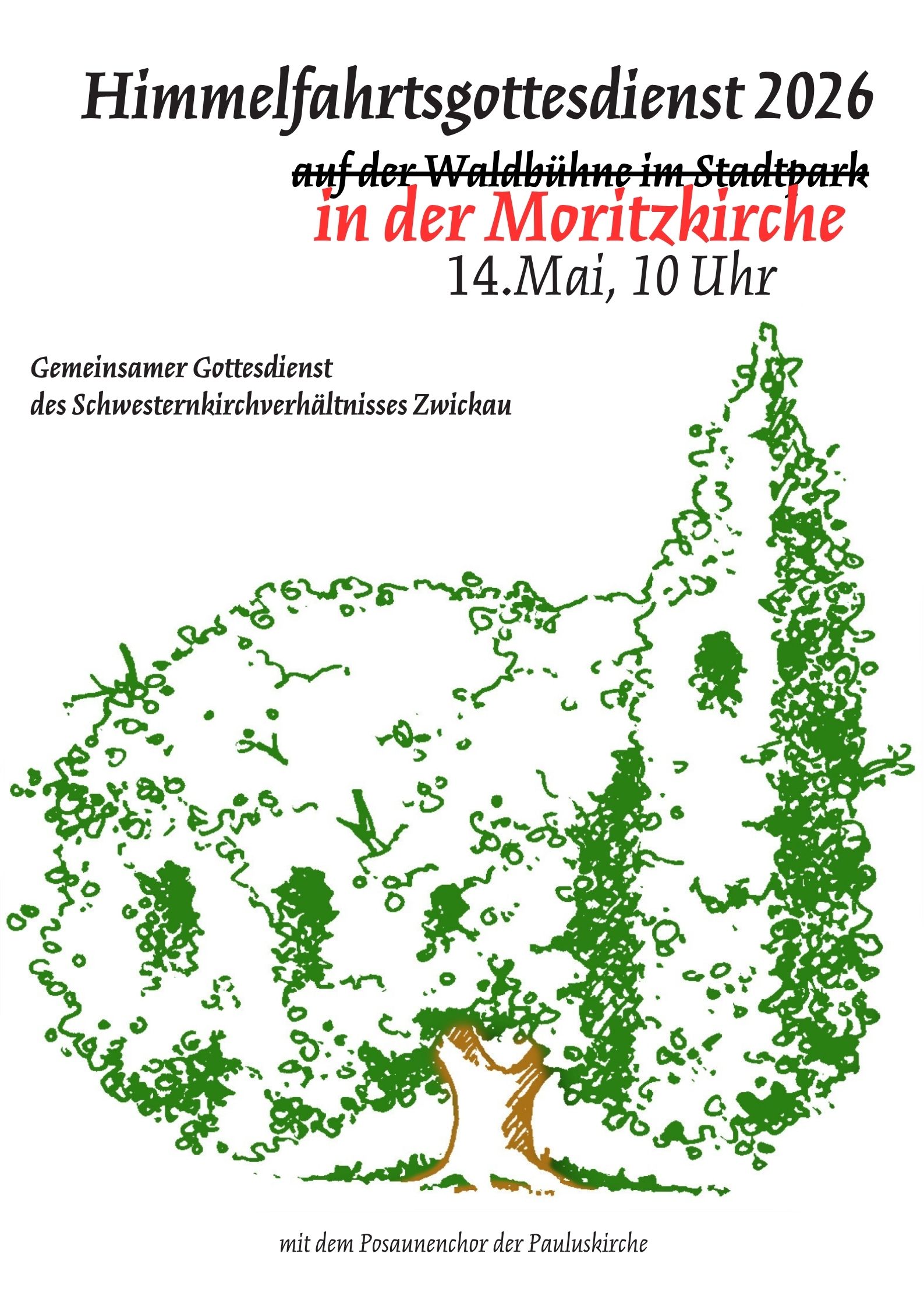 Änderung Ort Himmelfahrts 1